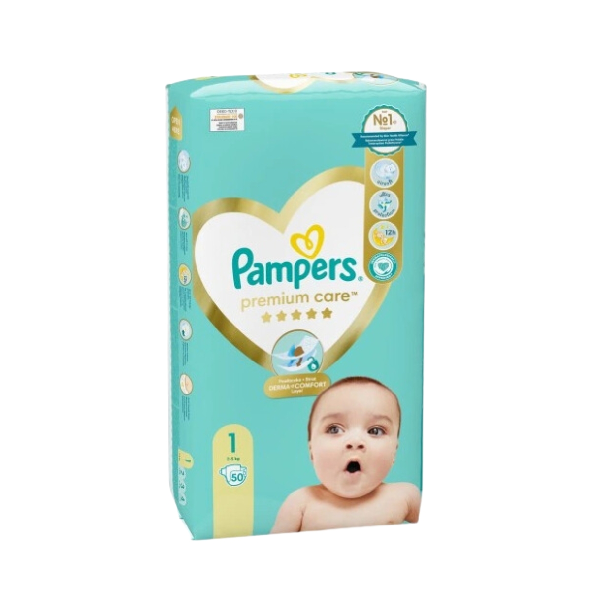 Pampers Premium Care 1 (2-5 Kg) 50 Pcs