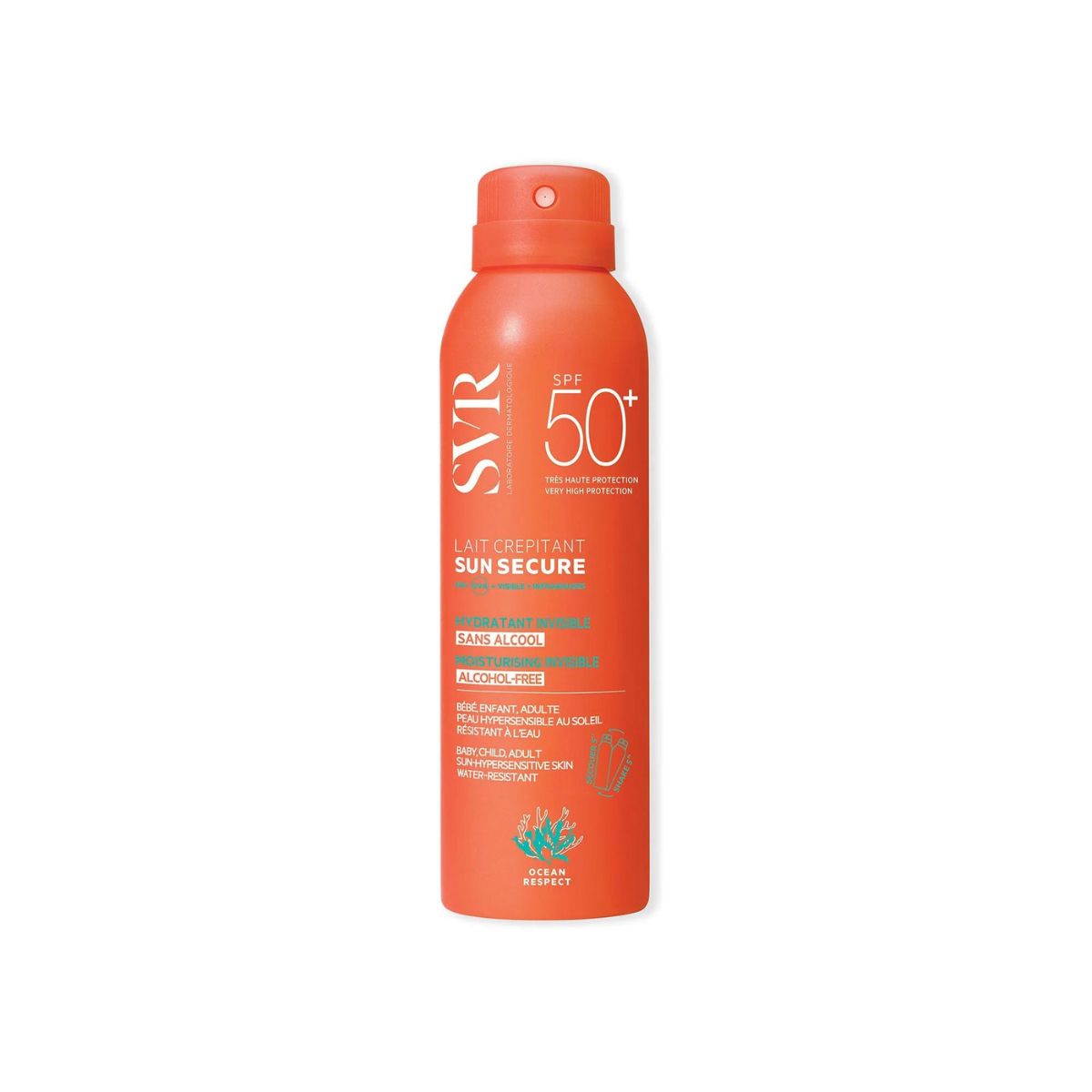 Svr Sun Secure Crackling Milk Spf 50+ 200 ML Svr Sun Secure Crackling Milk Spf 50+ 200 ML