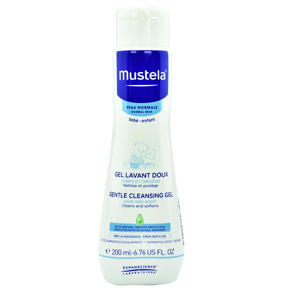 MUSTELA BABY GENTLE CLEANSING GEL HAIR & BODY 200 ML 