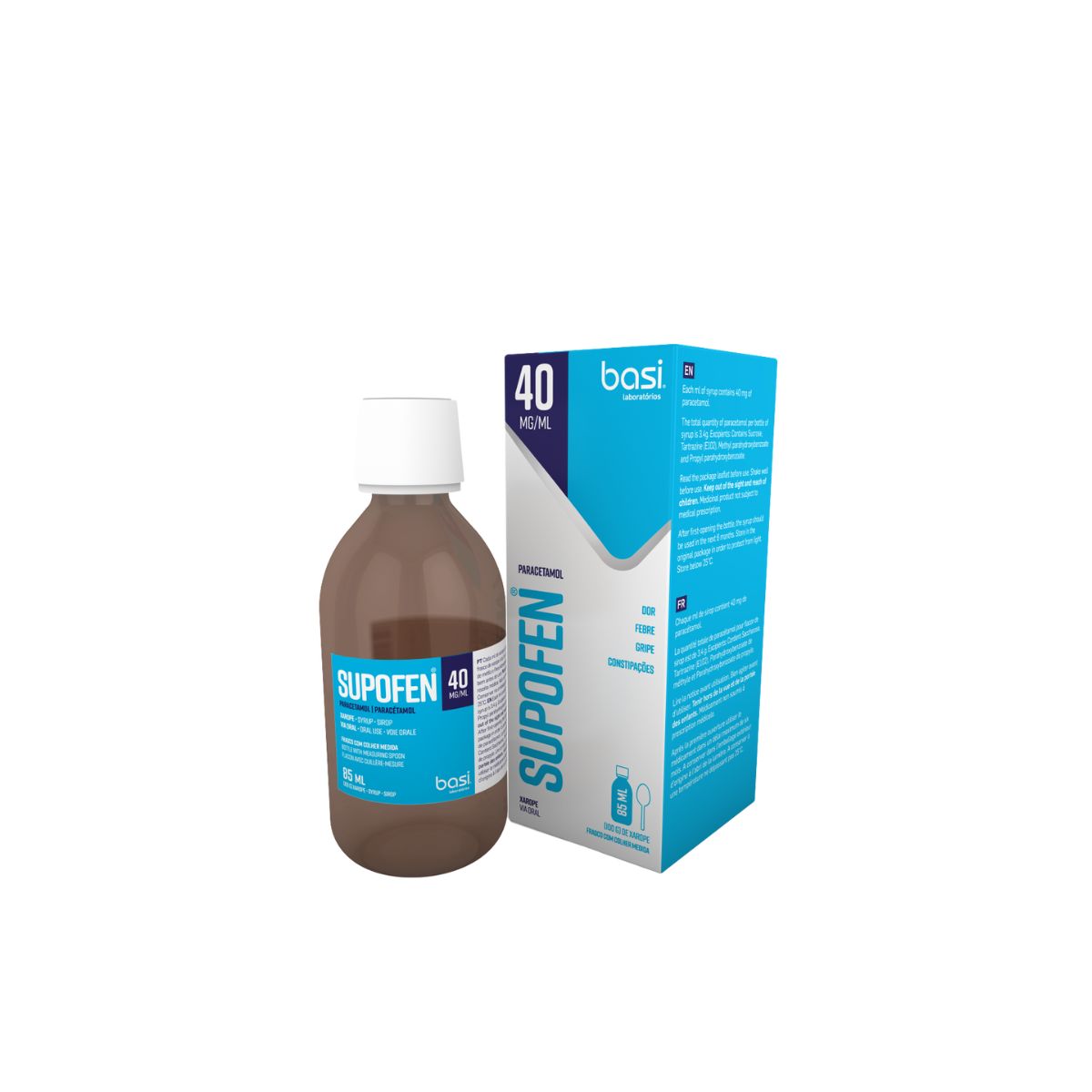 SUPOFEN 40MG/ML SYRUP X 85 ML