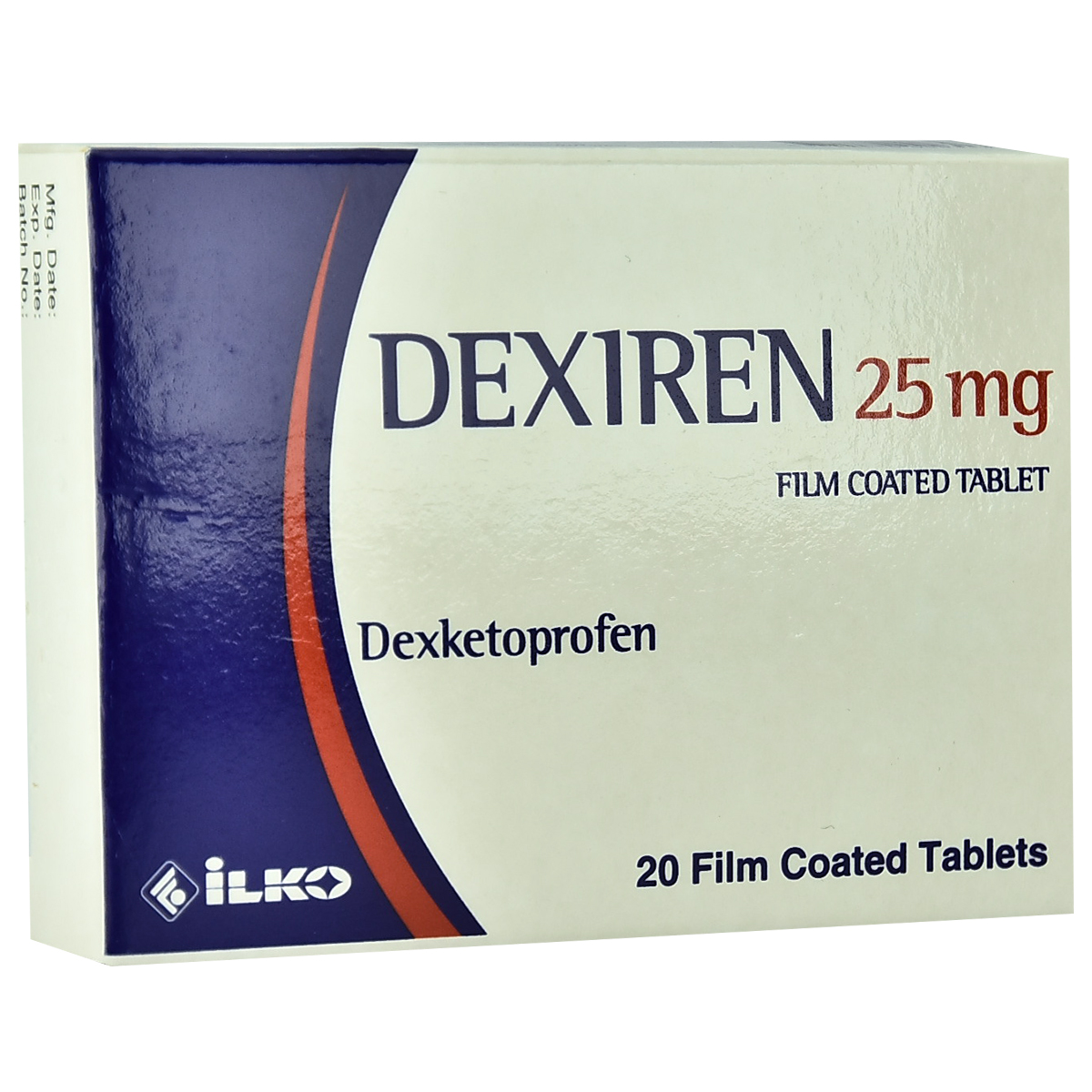 DEXIREN 25 MG - 20 FILM COATED TABLETS DEXIREN 25 MG - 20 FILM COATED TABLETS