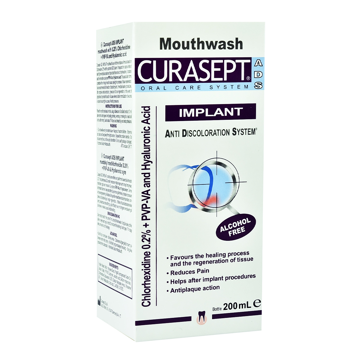 CURASEPT ADS IMPLANT MOUTHWASH - 200 ML CURASEPT ADS IMPLANT MOUTHWASH - 200 ML