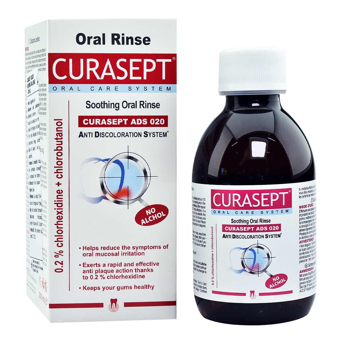 CURASEPT MOUTHWASH ADS 0.20 200 ML