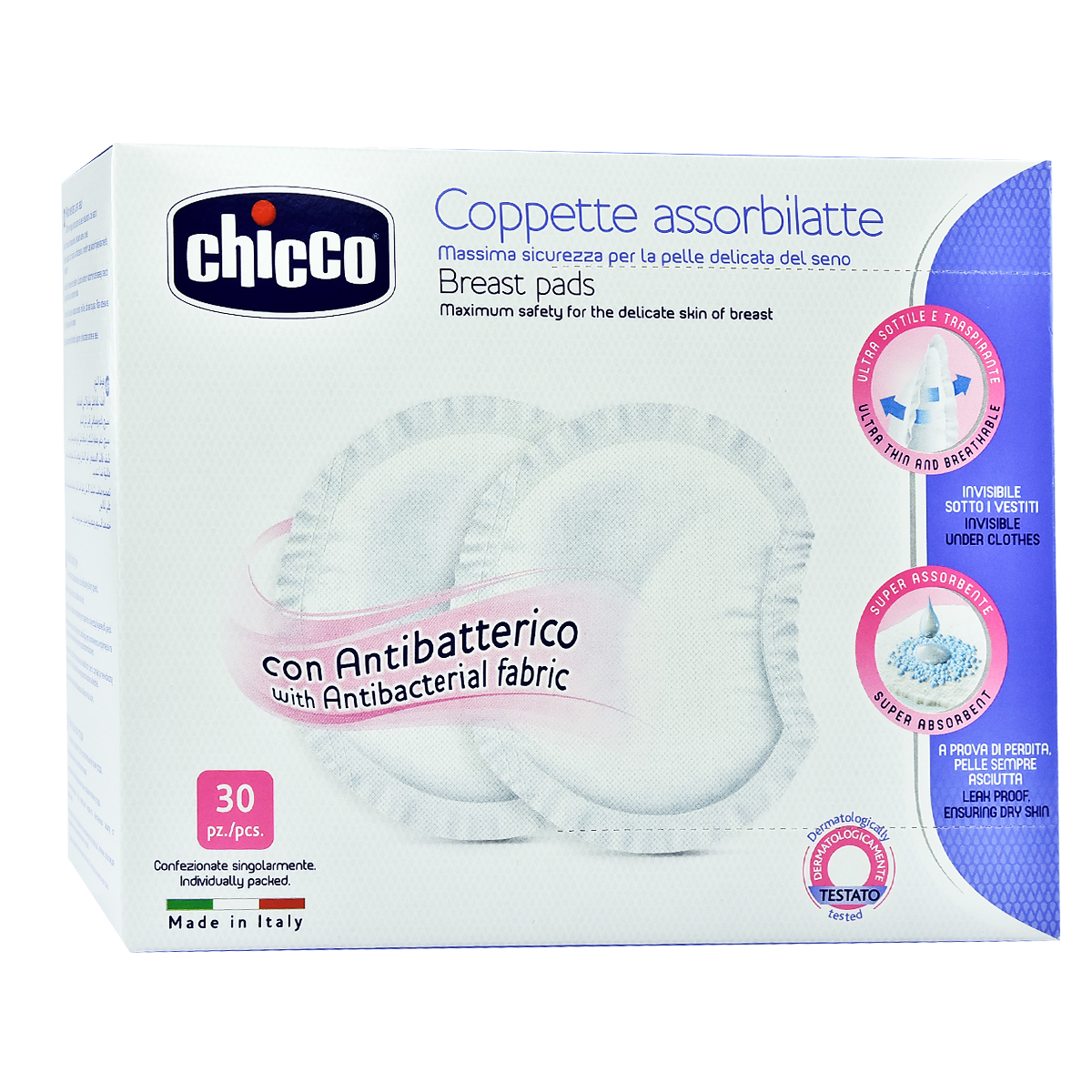 CHICCO BREAST PADS - 60 PIECES
