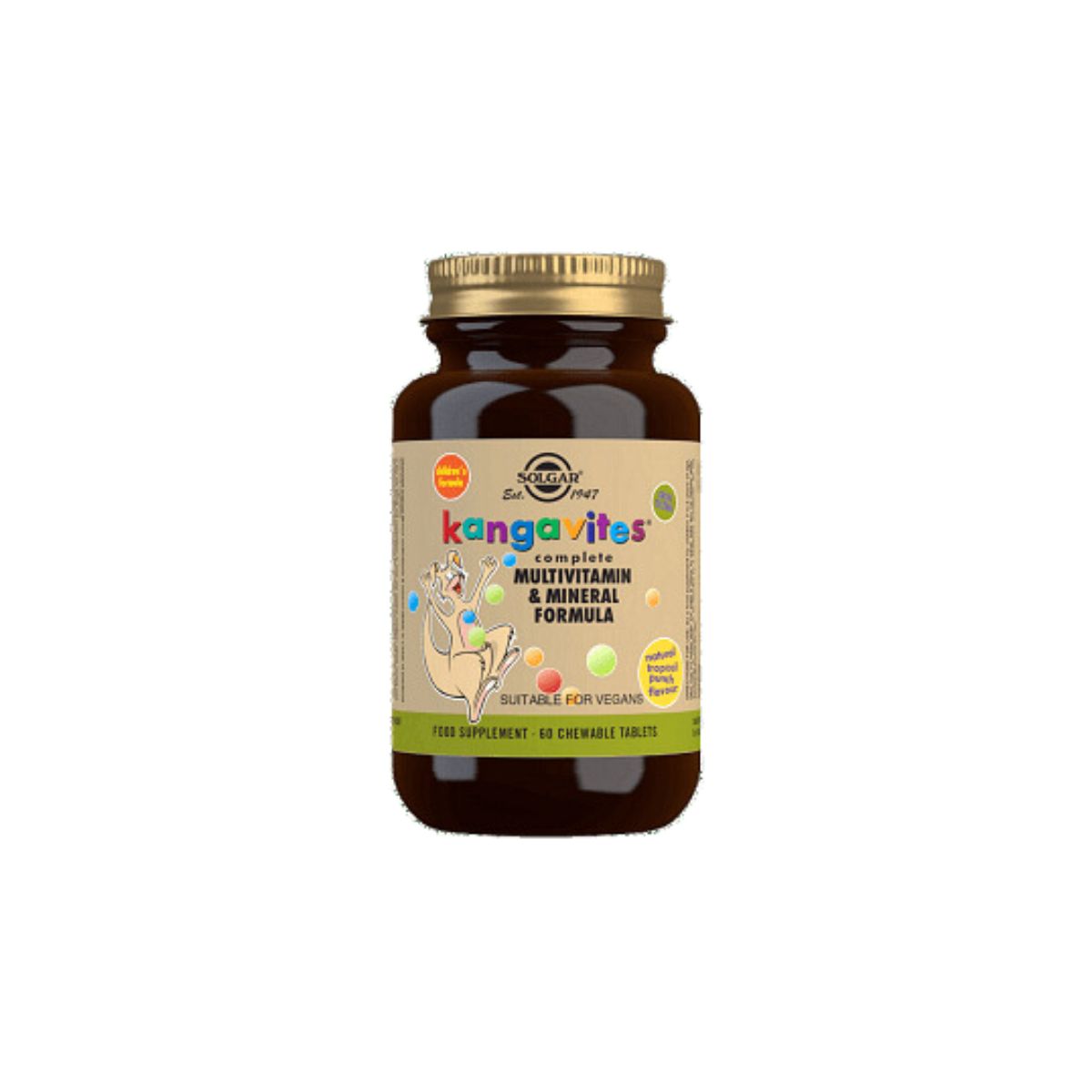 Solgar Kangavites Multivitamina & Minerale Për Fëmijë 60 Tableta Solgar Kangavites Multivitamina & Minerale Për Fëmijë 60 Tableta