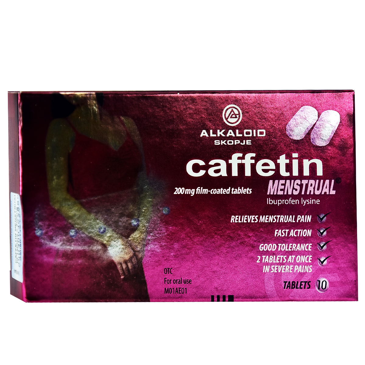 CAFFETIN MENSTRUAL - 10 TABLETS CAFFETIN MENSTRUAL - 10 TABLETS