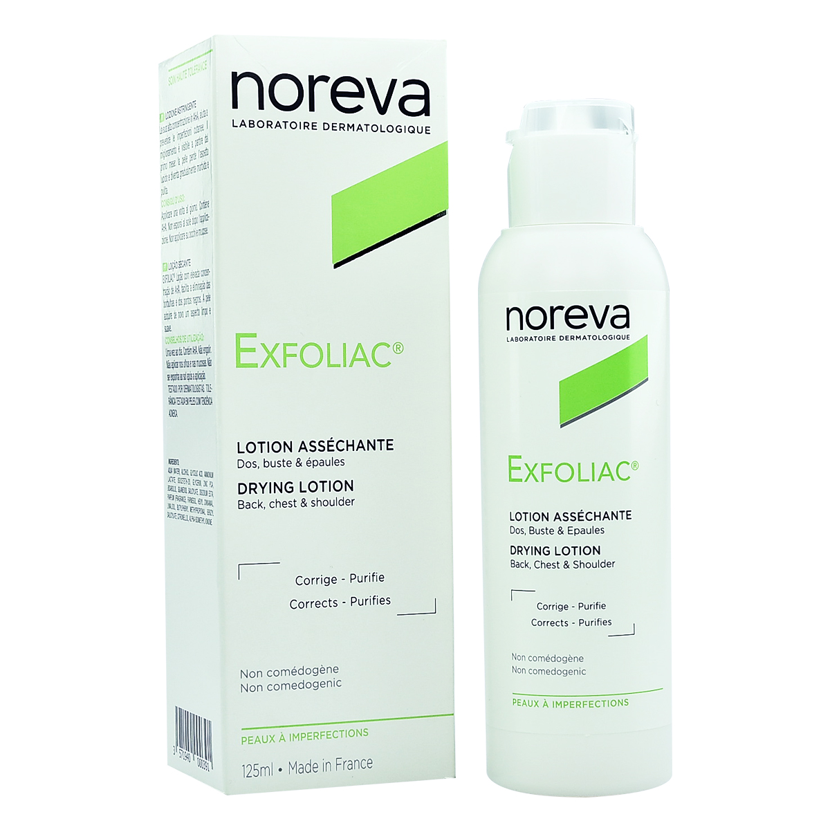 NOREVA EXFOLIAC DRYING LOCION - 125 ML