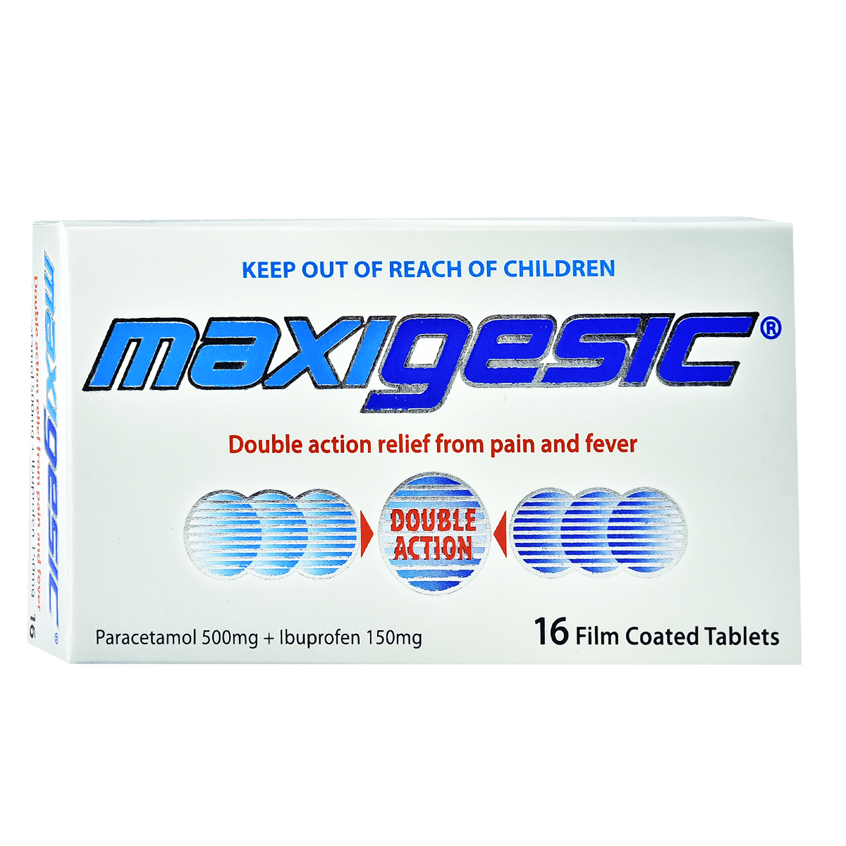 MAXIGESIC - 16 TABLETS