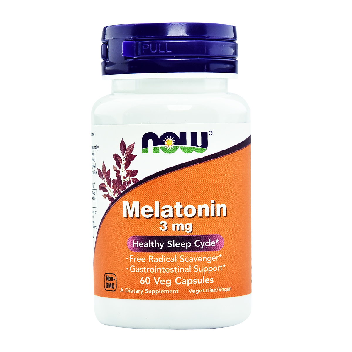 Now Melatonin 3 mg 60 Capsules 