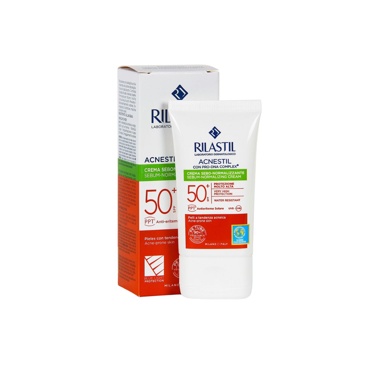 RILASTIL SUN SYSTEM ACNESTIL PHOTOPROTECTIVE SPF 50+ CREAM - 40 ML RILASTIL SUN SYSTEM ACNESTIL PHOTOPROTECTIVE SPF 50+ CREAM - 40 ML
