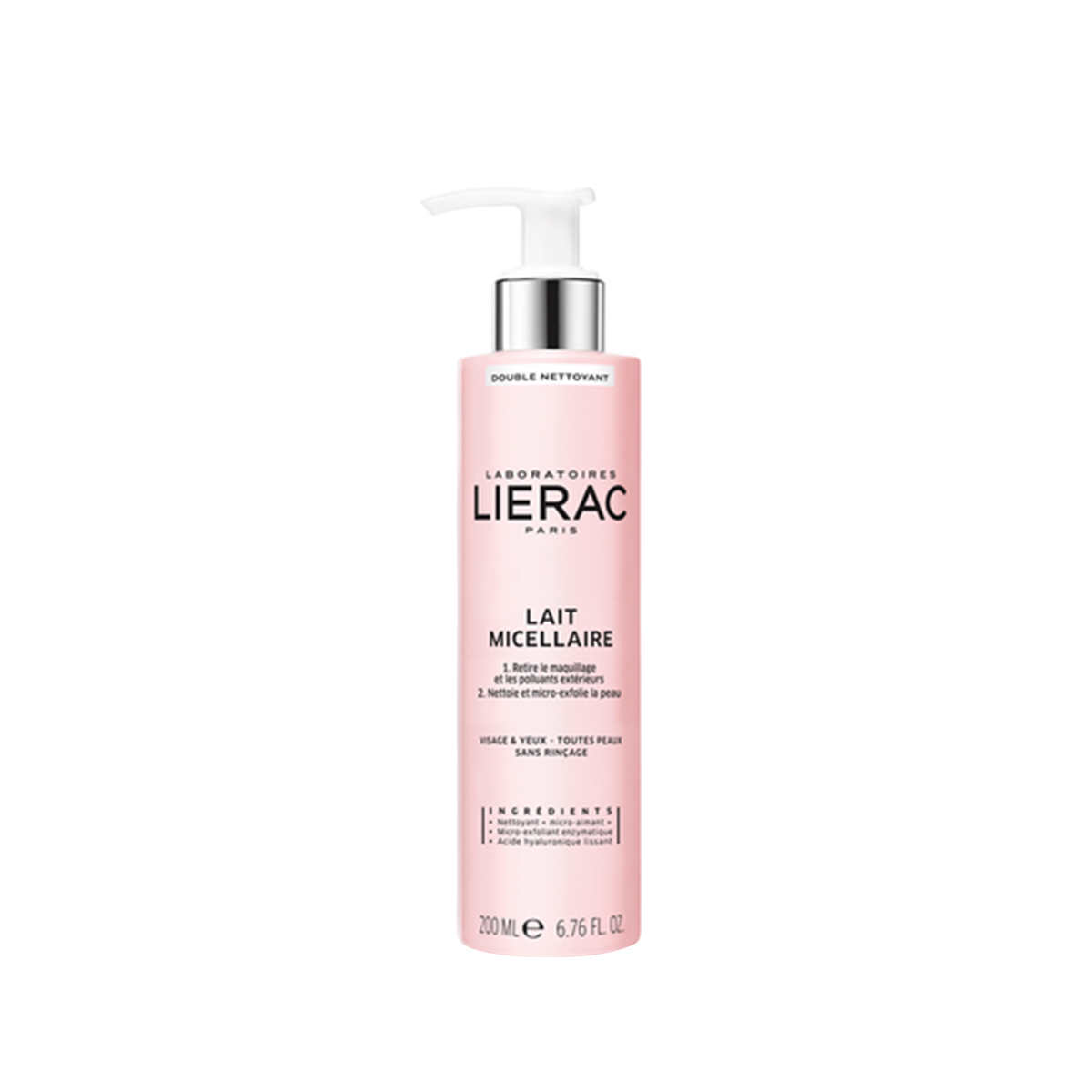 LIERAC DOUBLE CLEANSER MICELLAR MILK - 200 ML