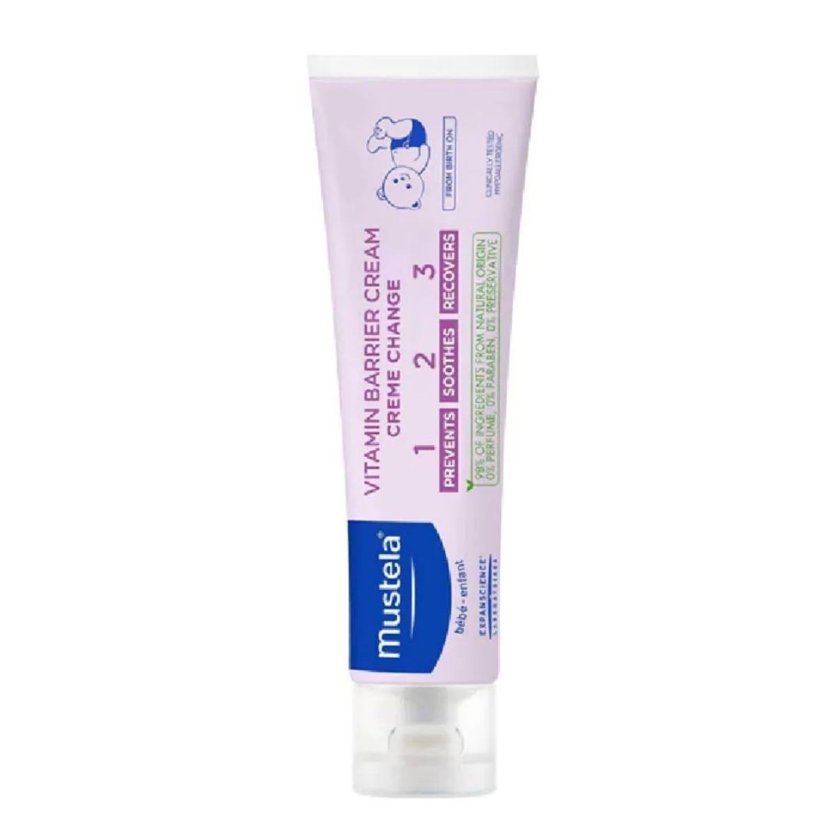 Mustela Baby Vitamin Barrier Cream 1 2 3 100 ML