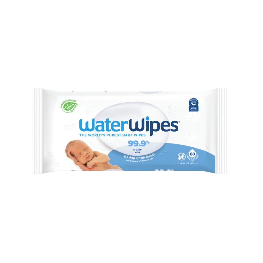 Water Wipes Baby Cleansing Wipes 60 Pcs