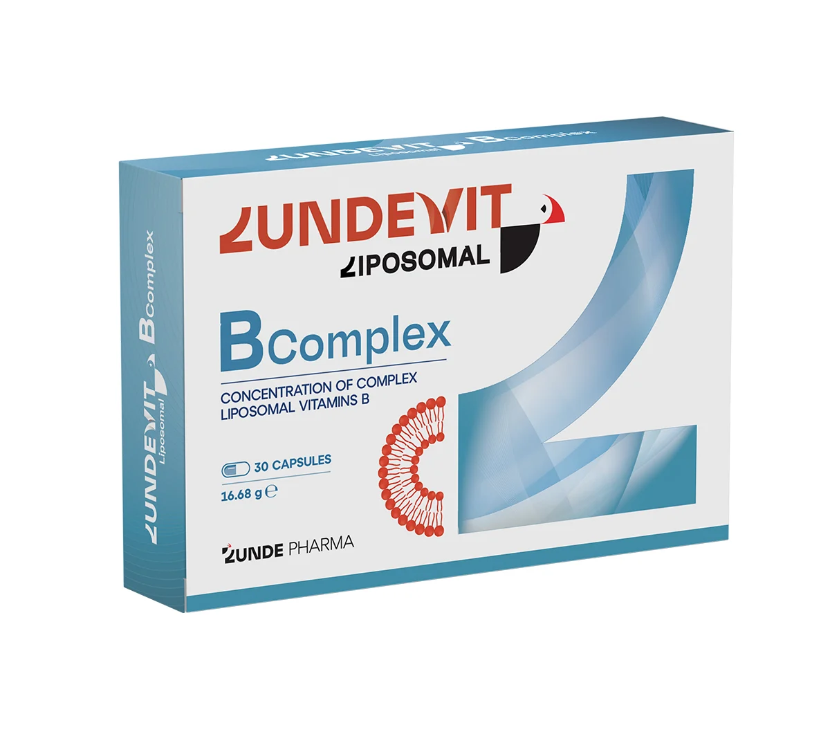 Lundevit Liposomal B Complex Caps 30