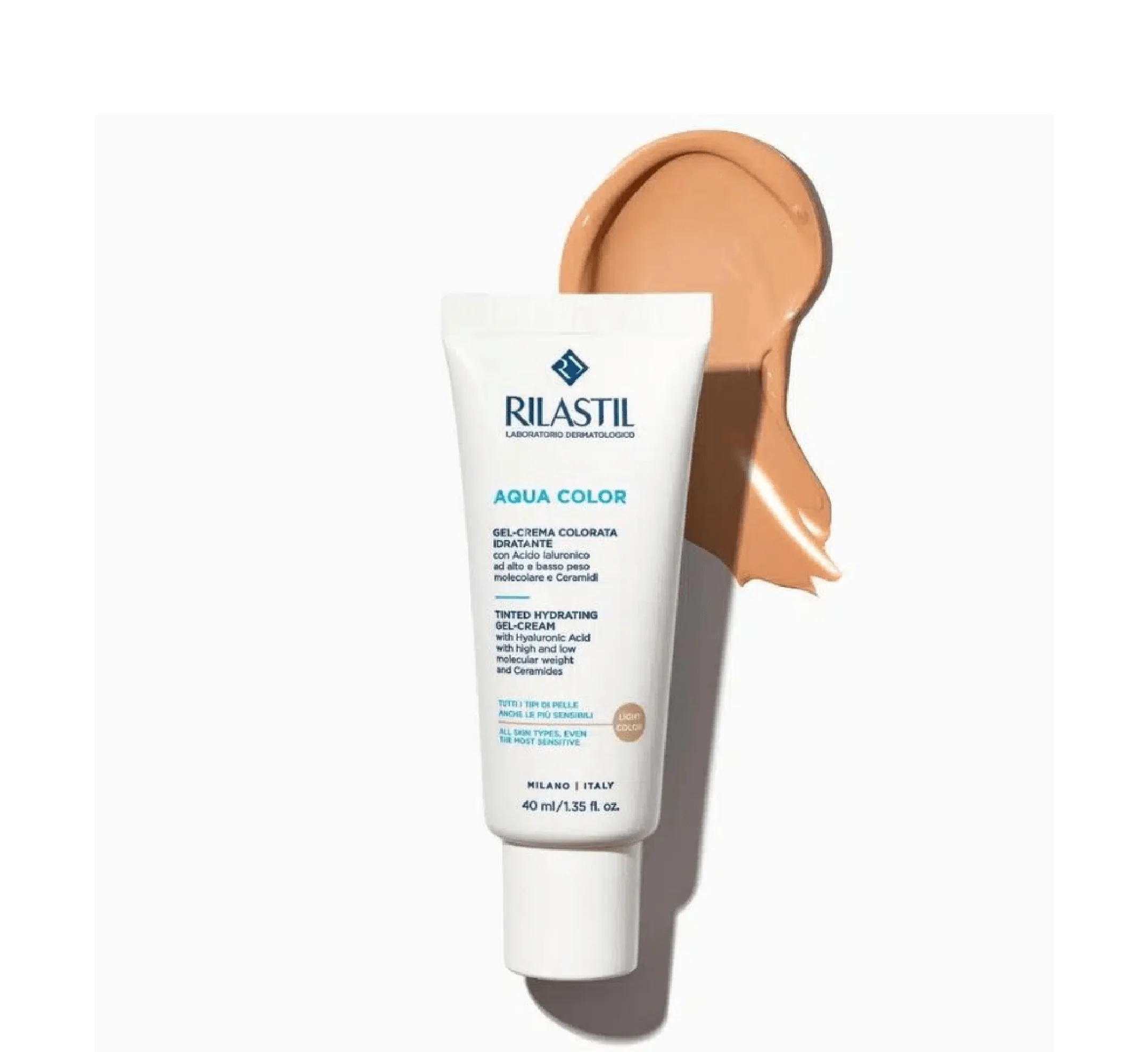 Rilastil Aqua Color Tinted Gel Cream Light 40 ml